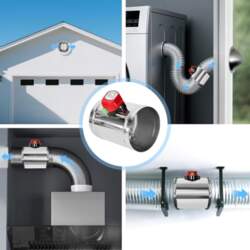 BHBL 4in Motorized Duct Damper-Adjustable Volume