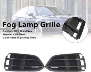 Black Front Bumper Fog Light Grille