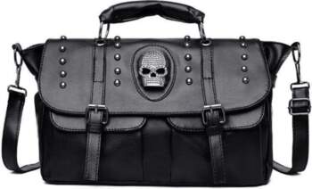 Black Large Capacity Shoulder Bag Skill