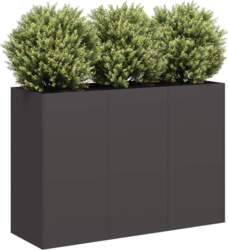 Black Pot 120X40X80 Cm Cold Rolled