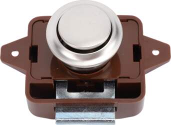 Cabinet Push Button Latch - Keyless