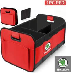 Car Logo Trunk Storage Box Large