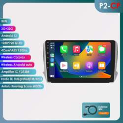 Carplay 2 Din Android 12 automašīnu