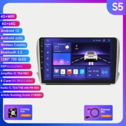 Carplay 2 Din Android 12 automašīnu