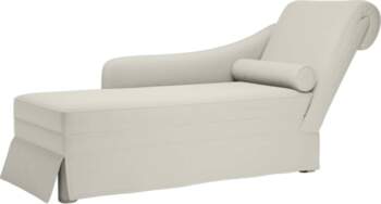 Chaise Longue with Neck Roll and