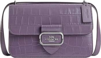 Coach Morgan 25 Logo Crocodile Pattern