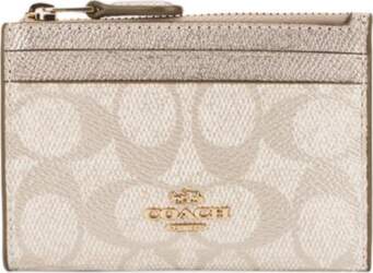 COACH old Logo Artificial Leather Card