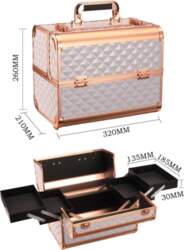 Cosmetic Case Portable Three-layer Storage Box