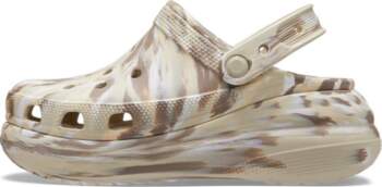 Crocs Classic Crush Marbled Clog `Bone