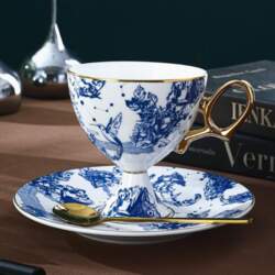 D Austrian ceramic bone china coffee