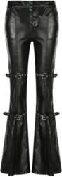 Dark Style Eyelet Buckle Lace Patchwork