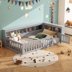 Daybed, 90*200cm, Bed Side with Storage