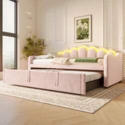 Daybed with Pull-Out Bed, Sofa Bed