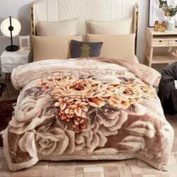 Double-Layer Thickened Raschel Blanket 100% Polyester