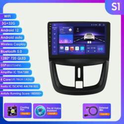 DSP IPS Android 12 automašīnas radio