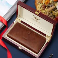 Emperor Paul Men`s Wallet Long Leather