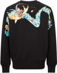 Evisu Big M Cartoon Print Pullover