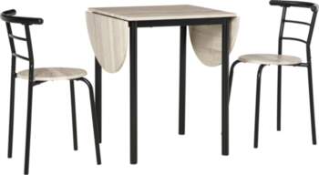 Extendable Oval Table and 2 Chairs