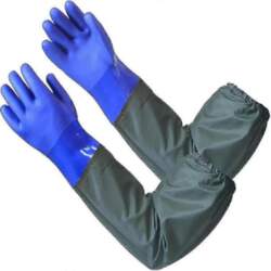 Extra Long Waterproof Rubber Gloves -