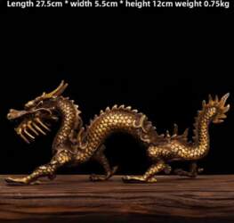 Feng Shui Copper Five Element Dragon