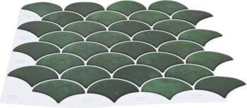 Fish Scale Tile 10 pcs Dark