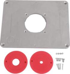 Fixed dimension size Router Inverted Plate