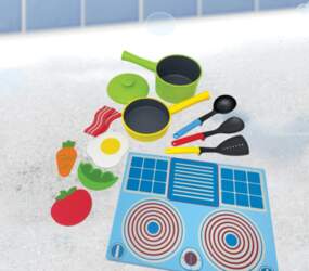 Floating Cook Set. black