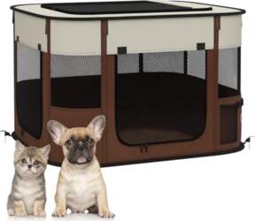Foldable Dog Pen with Storage Bag