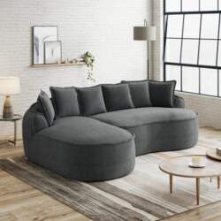 Frameless Sofa, Chenille Fabric Cloud Sofa