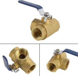 G1  3 Way Ball Valve Three