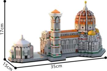 Gobricks MOC Cathedral of Florence 1:800