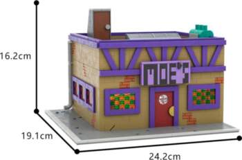 Gobricks MOC Simpsoned Modular Moe`s Tavern