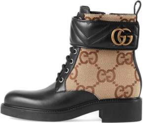 Gucci sieviešu potītes zābaki `Double G