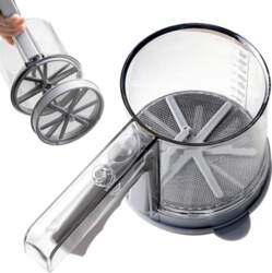 Handheld Semi Automatic Flour Sifter Fine