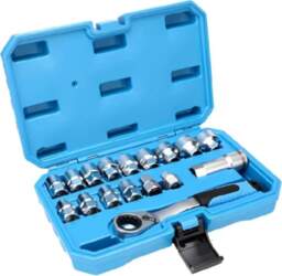 Heavy Duty Socket Set Bidirectional Ratchet