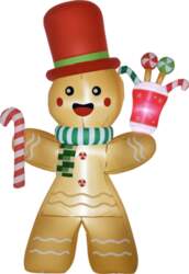 Inflatable Gingerbread Man, 2.35 m
