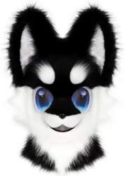 Japanese Samoyed Fursuit Head - Comic
