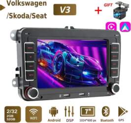 Jauns 2 Din auto radio Android