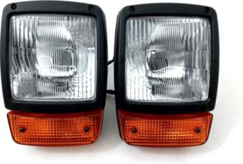 JCB BACKHOE HEADLIGHT ASSEMBLY WITH BULB