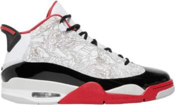 Jordan Dub Zero White Varsity Red