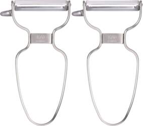 KAI Stainless Steel Peeler Set (2