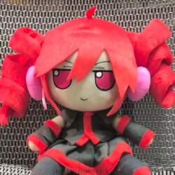 Kasane teto Fumo Sitting Posture Figure