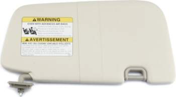 Left Driver Side Sun Visors for