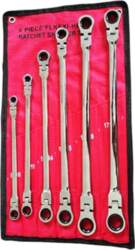 Long Double End Ratcheting Wrench Set