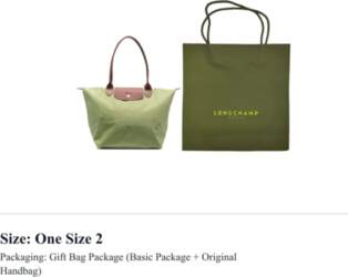 LONGCHAMP Le Pliage Canvas With Leather