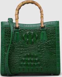 Luxury Crocodile Pattern Square Handbag with