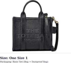 MARC JACOBS The Leather Micro Tote
