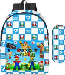 Mario Cartoon Backpack Set 2-Pack Mario