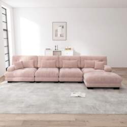 Modular Corner Sofa, L-Shaped Couch Set