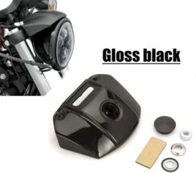 Motorcycle headlight gloss black Mount Bracket